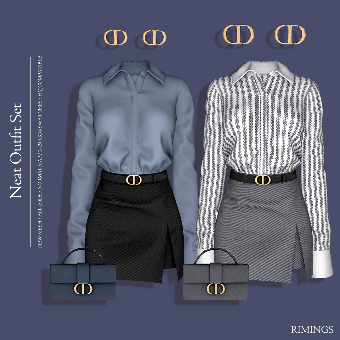 Скриншот мода Офисный наряд Neat Outfit Set